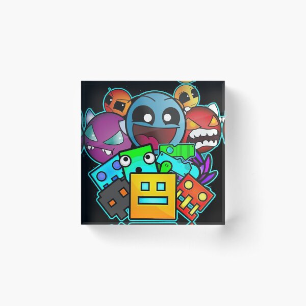 Geometry Dash Acrylic Block for Sale by Jemma Jones