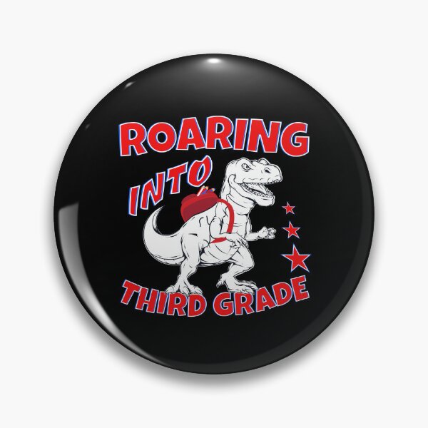 Item preview, Back To School Dinosaur School Dino - Roaring Into Third Grade designed and sold by Affyboss6.
