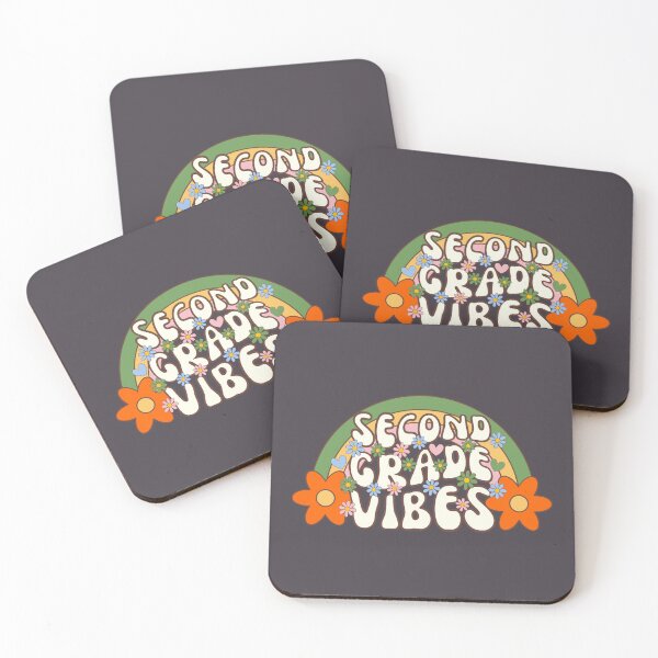 Item preview, Second Grade Vibes Back To School Retro Teacher Kids designed and sold by SunfullyYours.