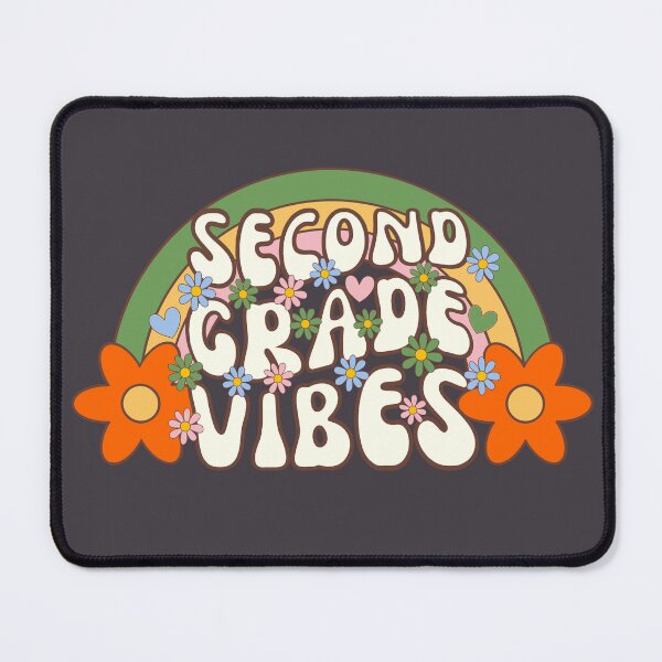 Item preview, Second Grade Vibes Back To School Retro Teacher Kids designed and sold by SunfullyYours.