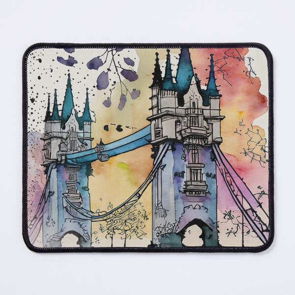 Item preview, London Bridge - Cities and Places - Watercolor Collection designed and sold by monkeybusiness.pt.