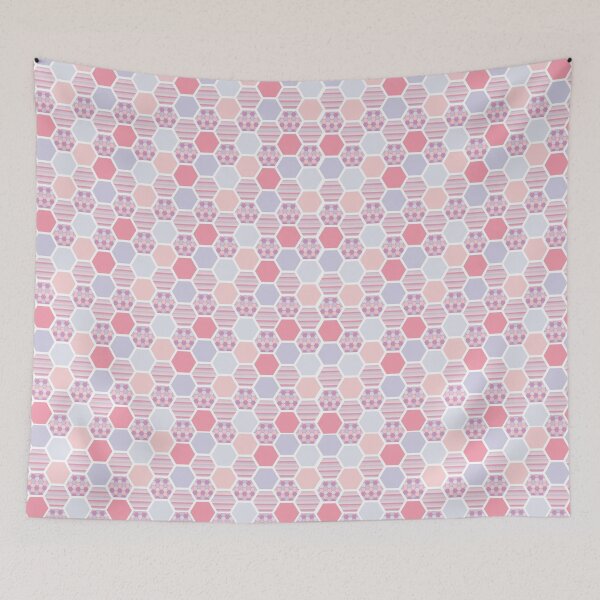 Item preview, Hexagon Pastel Pattern  designed and sold by Eliza-Grace.