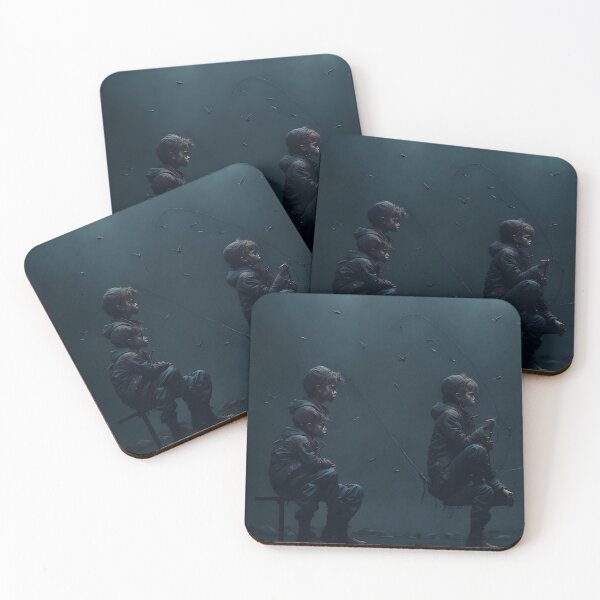 Item preview, A young boy fishing. designed and sold by FAhigh-Design.