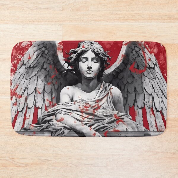 Item preview, Greco-Roman Statue of an Angel: A Timeless Emissary of Divine Grace designed and sold by SingularityGeek.