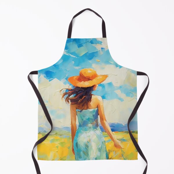 Item preview, Girl with Her Back Turned: In a Meadow with Poppies designed and sold by SingularityGeek.