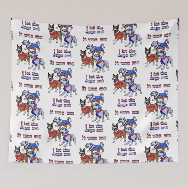 Item preview, It was me, I let the dogs out (#03) designed and sold by SolidEarthArt.