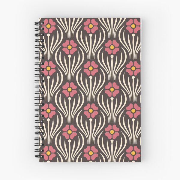 Item preview, KF 0085 F - Vintage Retro Flower 70s Modern Geometric Floral Pattern designed and sold by KhakiFinch.