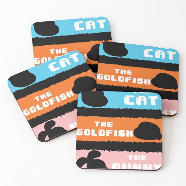 Item preview, the cat, the goldfish, the bunny. designed and sold by thrasher-grisel.