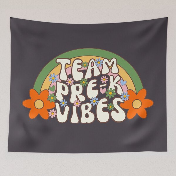 Item preview, Team Pre-K Vibes Back To School Retro Teacher Kids designed and sold by SunfullyYours.