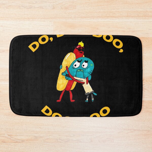 Item preview, Hot Dog Guy and Gumball Awkwardly Hugging designed and sold by thrasher-grisel.