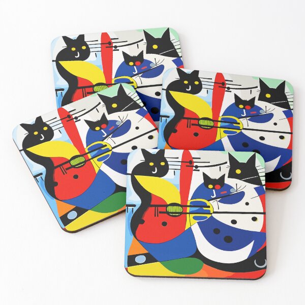Item preview, Miro's Cats Playing Jazz -Series 02 designed and sold by ArtisticTribute.