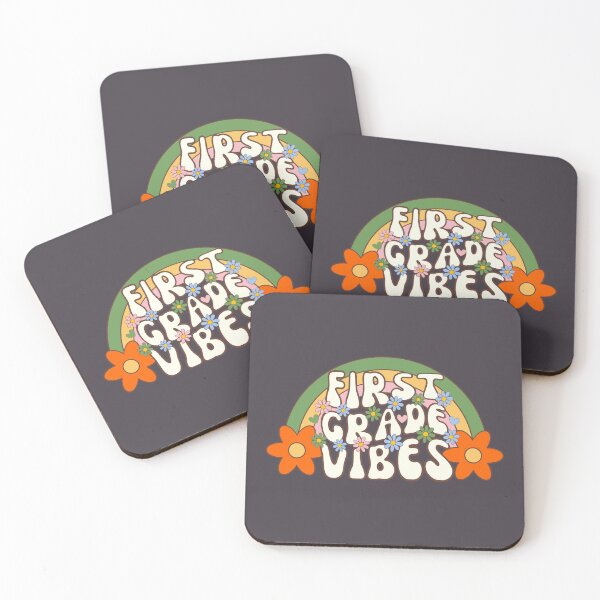 Item preview, First Grade Vibes Back To School Retro Teacher Kids designed and sold by SunfullyYours.