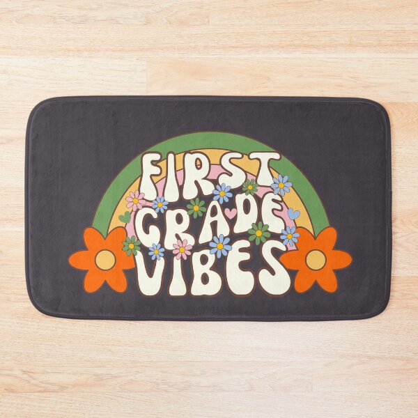Item preview, First Grade Vibes Back To School Retro Teacher Kids designed and sold by SunfullyYours.