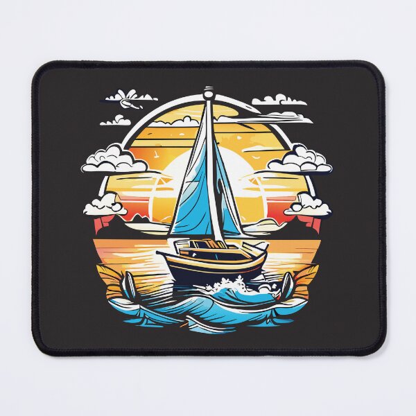 Item preview, boating in summer vintage designed and sold by shaderepublic.