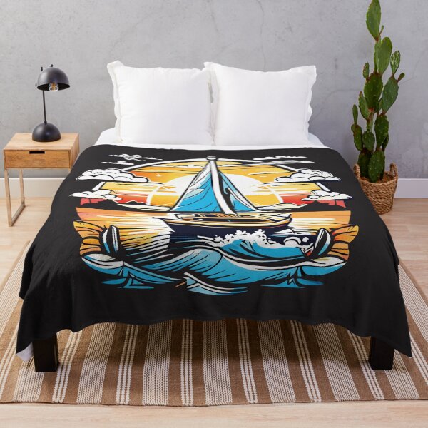 Item preview, boating in summer vintage designed and sold by shaderepublic.