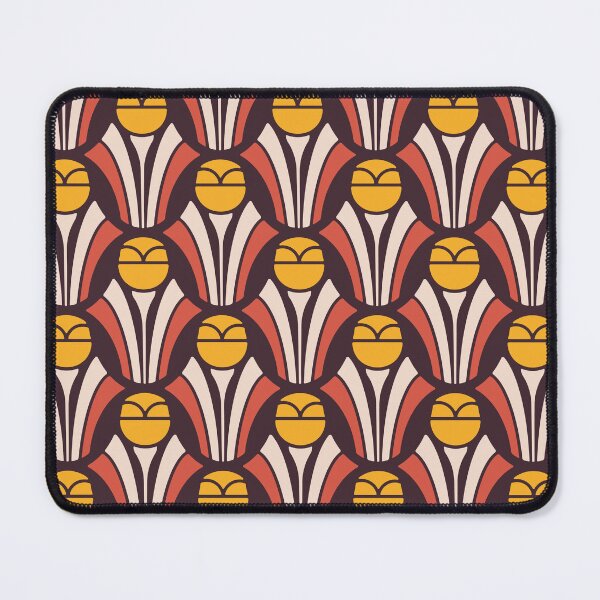 Item preview, KF 0086 H - Vintage Retro Flower 70s Modern Geometric Floral Pattern designed and sold by KhakiFinch.