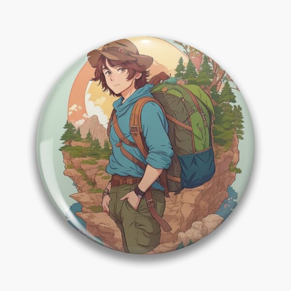 Item preview, Mystical Wanderlust: Hiker's Journey designed and sold by 90's Misaki.