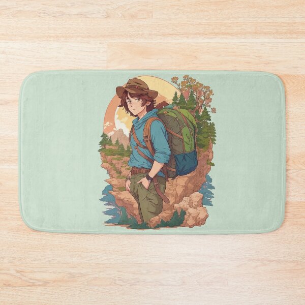 Item preview, Mystical Wanderlust: Hiker's Journey designed and sold by 90's Misaki.