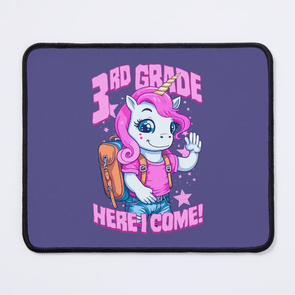 Item preview, 3rd Grade Here I Come Back To First Day Of School Unicorn designed and sold by GrandeDuc.