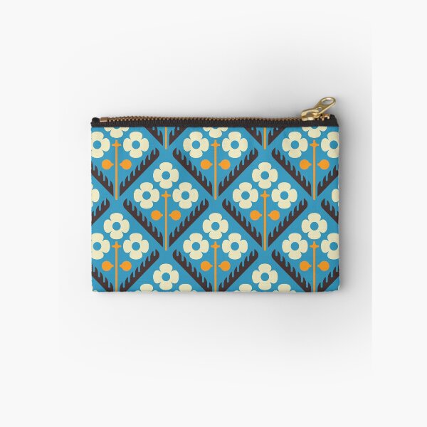 Item preview, KF 0087 C - Vintage Retro Flower 70s Modern Geometric Floral Pattern designed and sold by KhakiFinch.