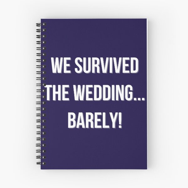 Item preview, We Survived the Wedding... Barely! designed and sold by EVA4designs.