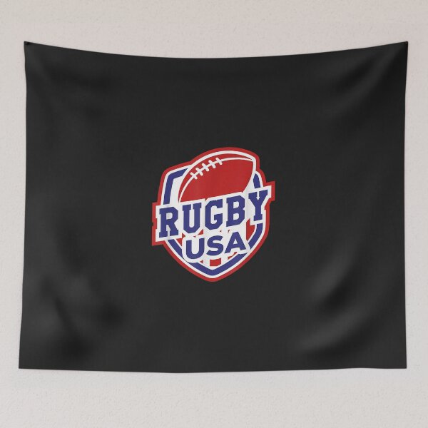 Item preview, Rugby USA Support The Team Football USA Flag  designed and sold by SabrinaMRowe.