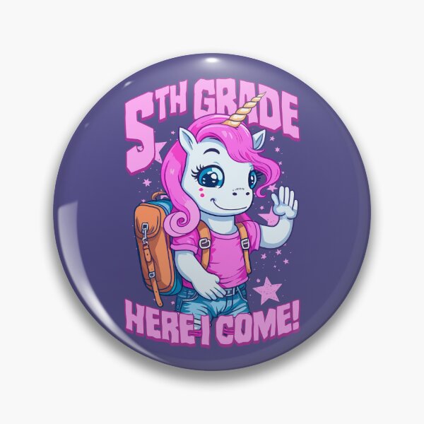 Item preview, 5th Grade Here I Come Back To First Day Of School Unicorn designed and sold by GrandeDuc.