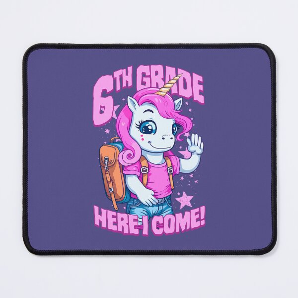 Item preview, 6th Grade Here I Come Back To First Day Of School Unicorn designed and sold by GrandeDuc.