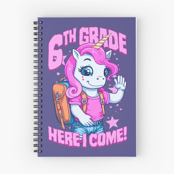 Item preview, 6th Grade Here I Come Back To First Day Of School Unicorn designed and sold by GrandeDuc.