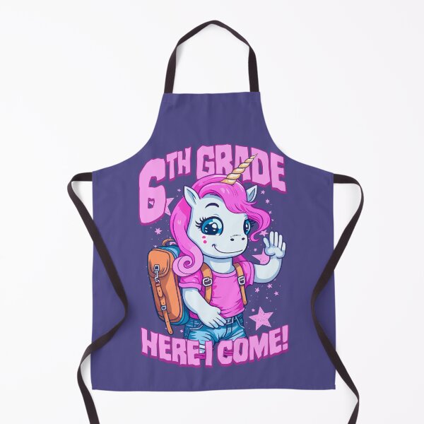Item preview, 6th Grade Here I Come Back To First Day Of School Unicorn designed and sold by GrandeDuc.