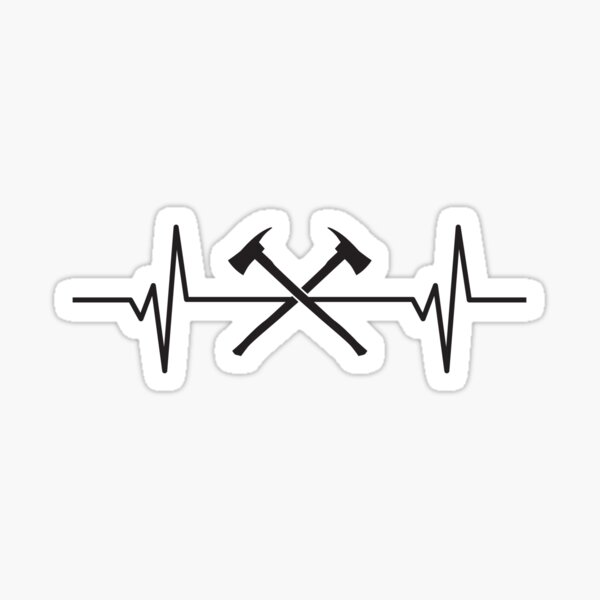 Crossed Axes Stickers | Redbubble