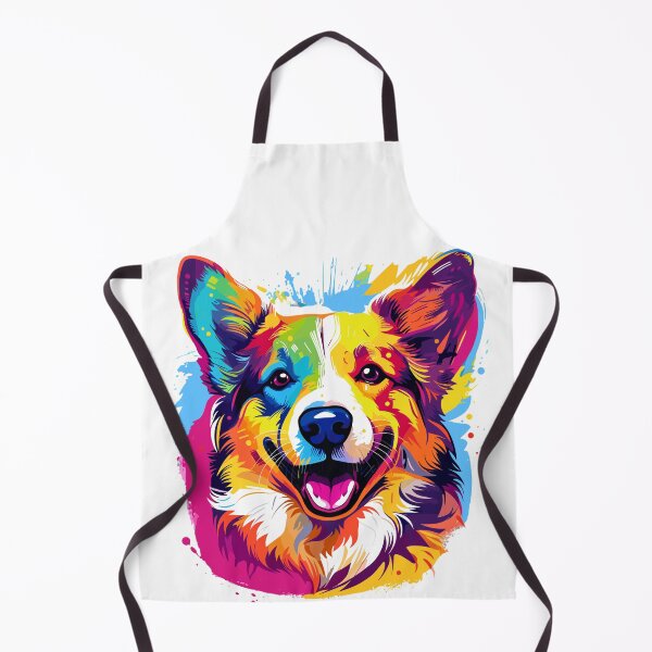 Item preview, Vibrant and Adorable colorful Corgi abstract design. designed and sold by Artbyminga.