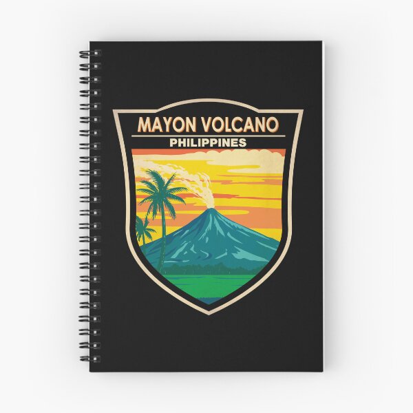 Item preview, Mayon Volcano Philippines Badge designed and sold by KrisSidDesigns.