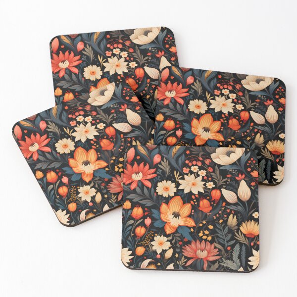 Item preview, Bright floral pattern, in the style of folkloric realism designed and sold by DaliusD.
