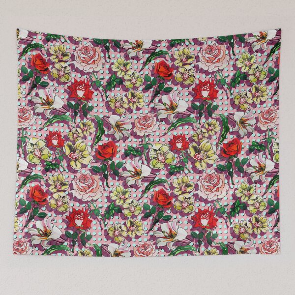 Item preview, red and pink roses by arielle morris designed and sold by ariellemorris.