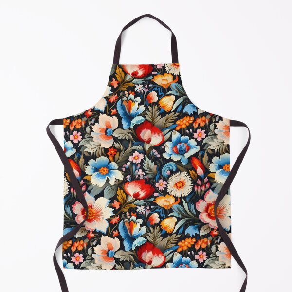 Item preview, Vivid floral pattern, in the style of folkloric realism designed and sold by DaliusD.