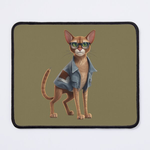 Item preview, The cat in jeans designed and sold by DreamInk Studio.