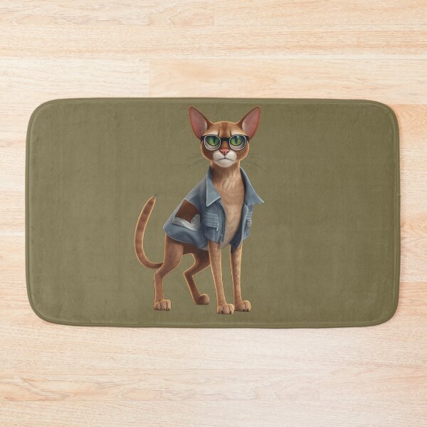 Item preview, The cat in jeans designed and sold by DreamInk Studio.