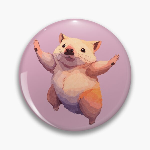 Item preview, DANCING WOMBAT - pink background designed and sold by tinytiger77.
