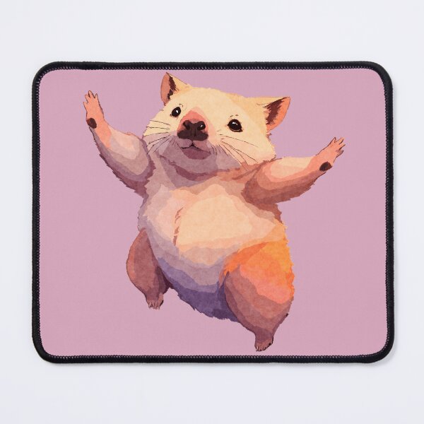 Item preview, DANCING WOMBAT - pink background designed and sold by tinytiger77.