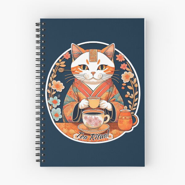 Item preview, Tea ceremony tea ritual cat drinking tea designed and sold by Outofdream1.