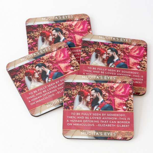 Item preview,    Romantic " To be fully seen by somebody" Beautiful Wedding Proposal Couple Sticker designed and sold by MuditasEyes.