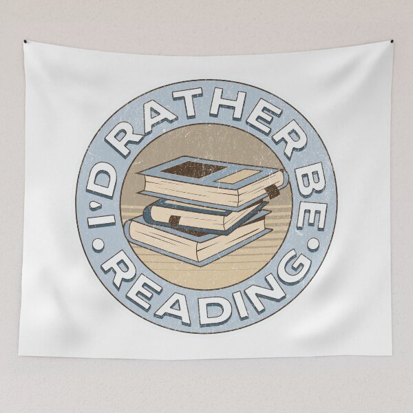 Item preview, I'd rather be reading designed and sold by BattaAnastasia.