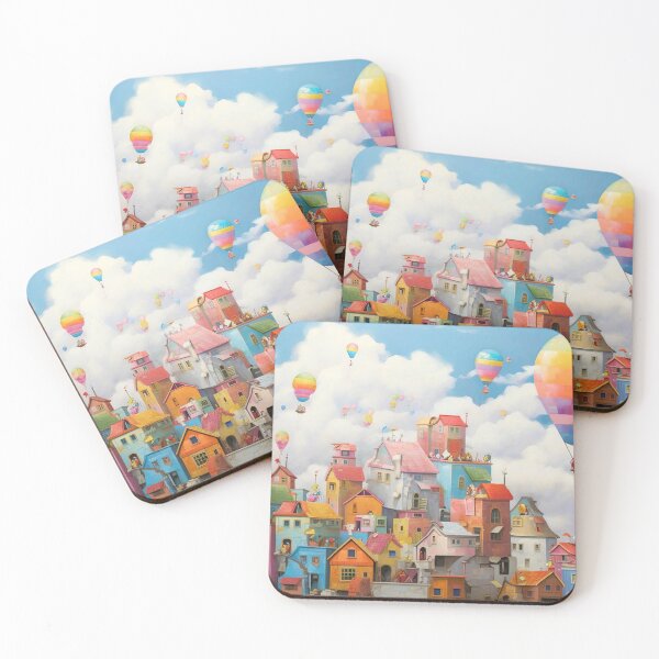 Item preview, Floating Rainbow Village designed and sold by Venon28.