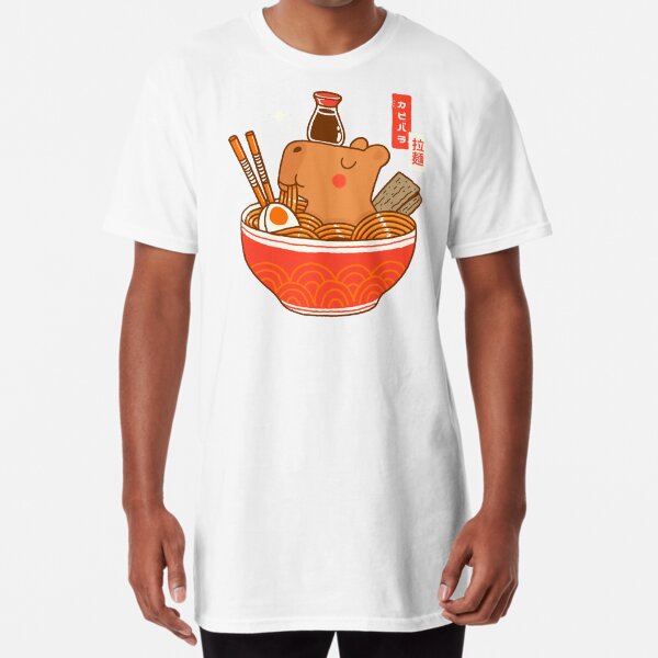Capybara ramen Long T-Shirt for Sale by ppmid | Redbubble Capybara ramen Long T-Shirt for Sale by ppmid