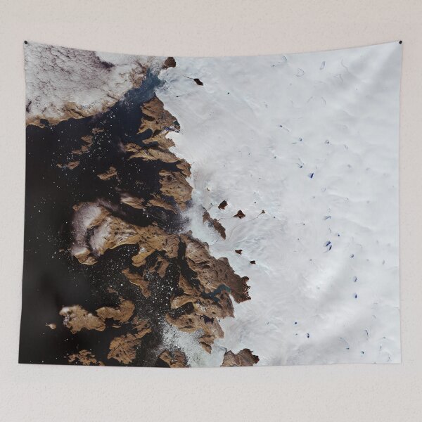 Item preview, Melt ponds in West Greenland seen from space designed and sold by Raureif.