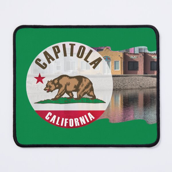 Item preview, Capitola Beach Californian Flag: Santa Cruz Coastal Living! designed and sold by EclecticCharm.