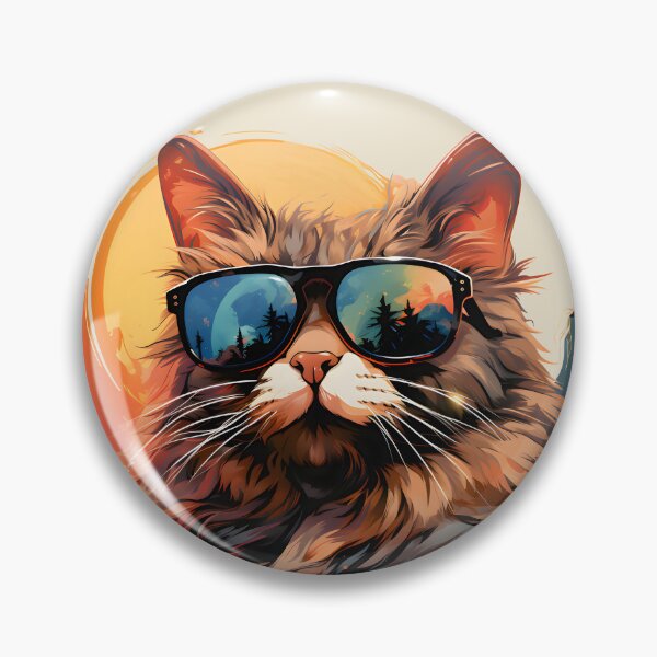 Item preview, The cool vintage cat designed and sold by Monkey-Bar.