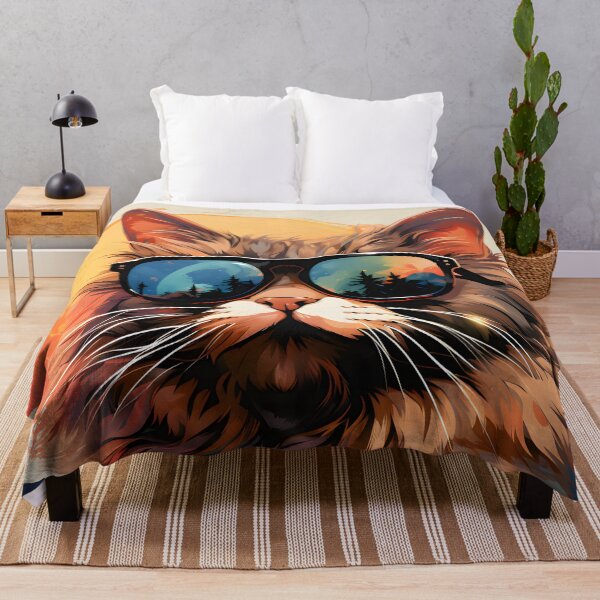 Item preview, The cool vintage cat designed and sold by Monkey-Bar.