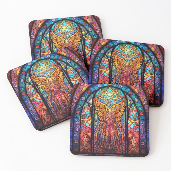 Item preview, Stained Glass Angel Pattern designed and sold by Desfix.